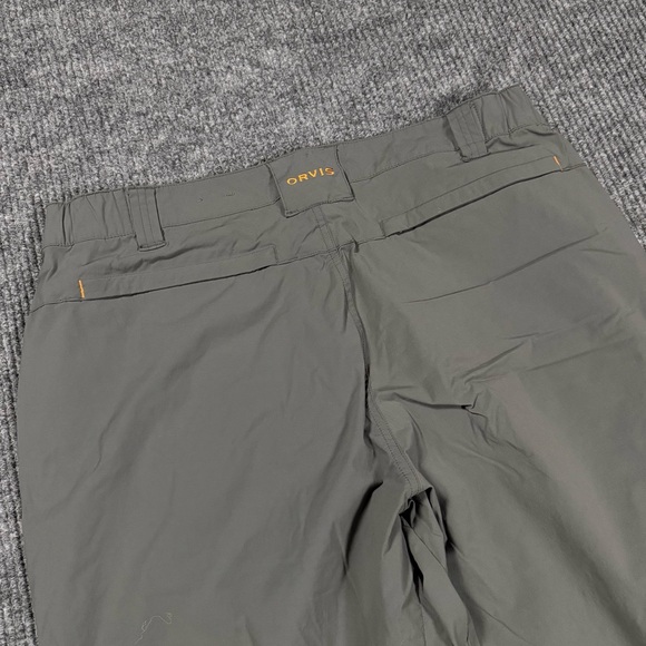 Orvis Jackson Quick Dry Pants Black Mens Size L 35x30 Hiking Outdoors Camp - Picture 8 of 10
